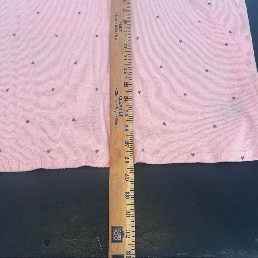 Torrid Sleep Pink Short Sleeve Hearts Tee 0879 - Picture 8 of 9